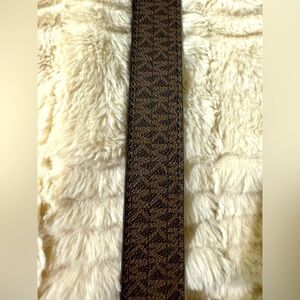Michael Kors brown Signature belt women’s Large